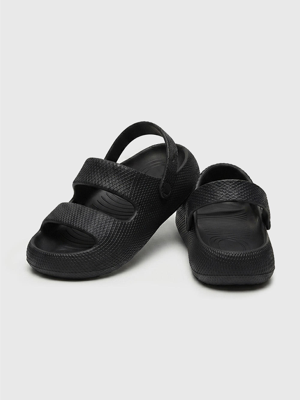 Float Non Slip Eva Casual Slippers Black - DFS301B